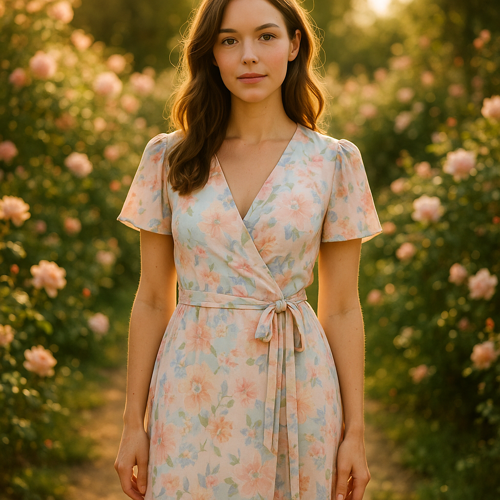 Blossom Wrap Dress