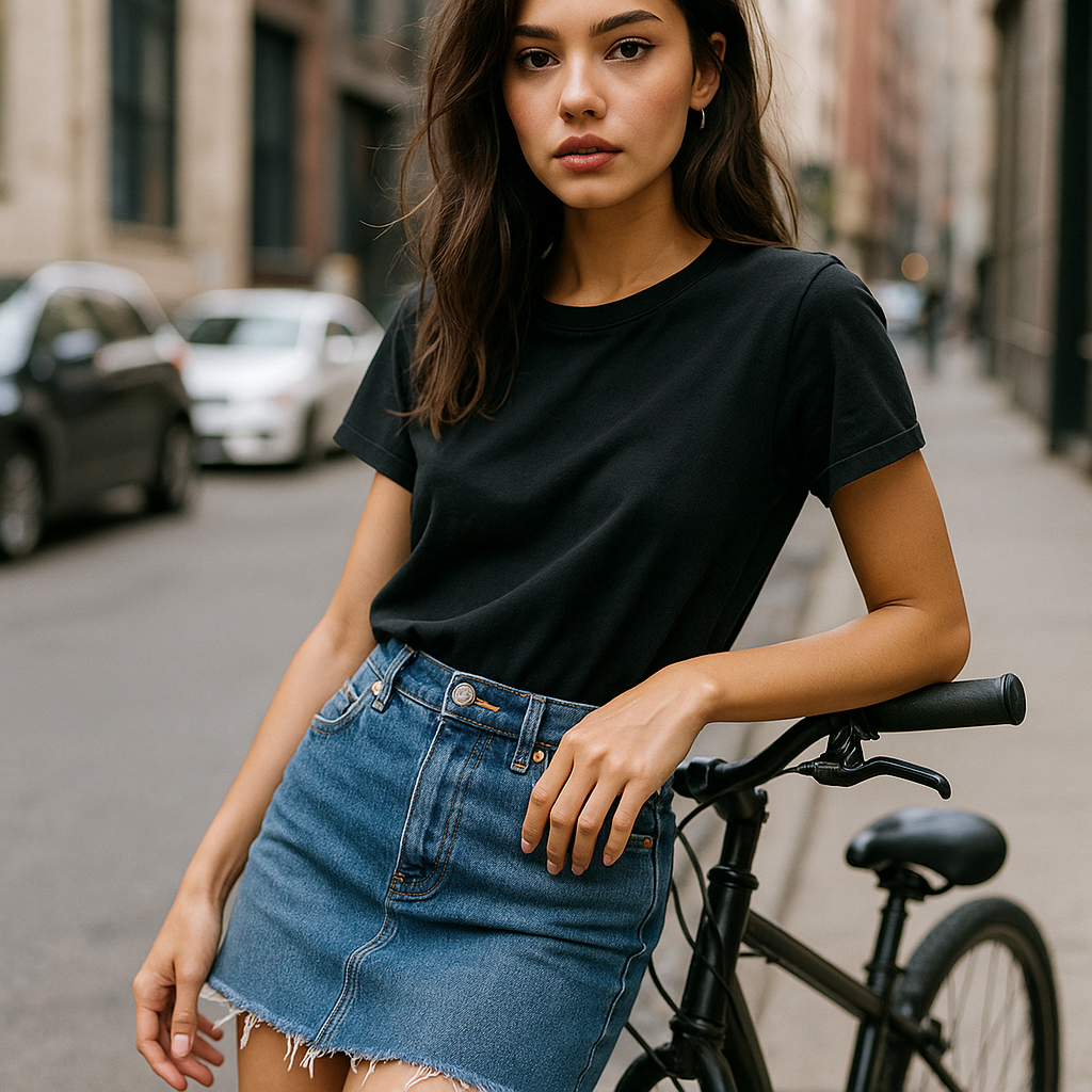 Horizon Denim Skirt