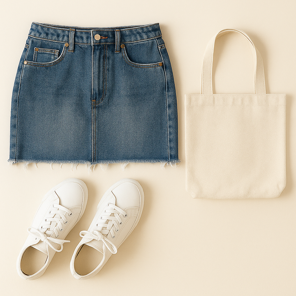 Horizon Denim Skirt